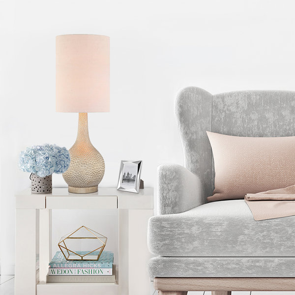 Ebern Designs Ouida 31" Metallic Gold Table Lamp & Reviews Wayfair